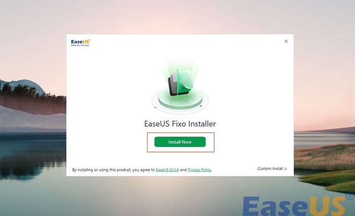 install EaseUS Fixo