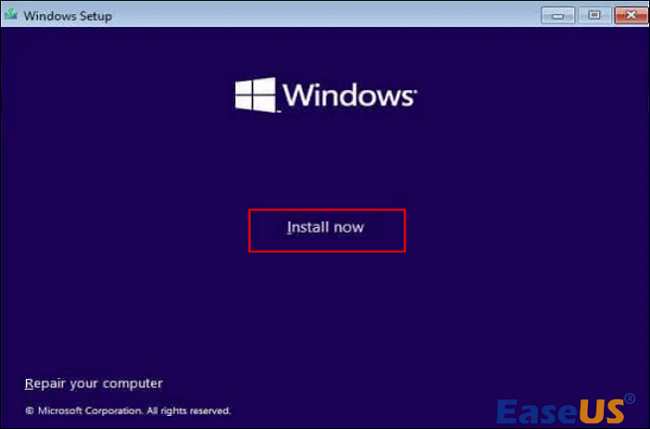 install windows